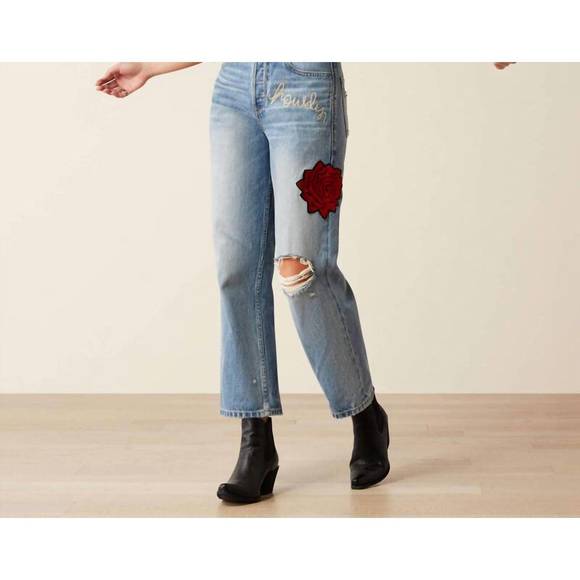 ARIAT Denim - NEW ARIAT rodeo quincy tomboy jeans in medium denim